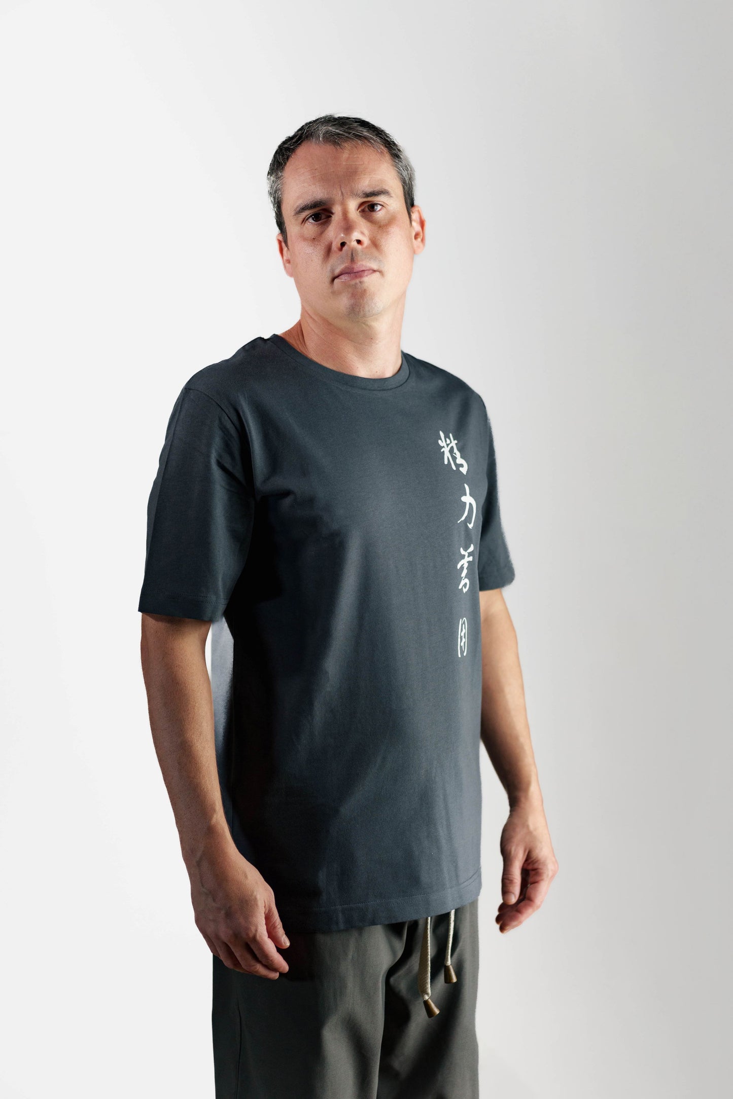 camiseta kanji seiryoku zenyo oversize
