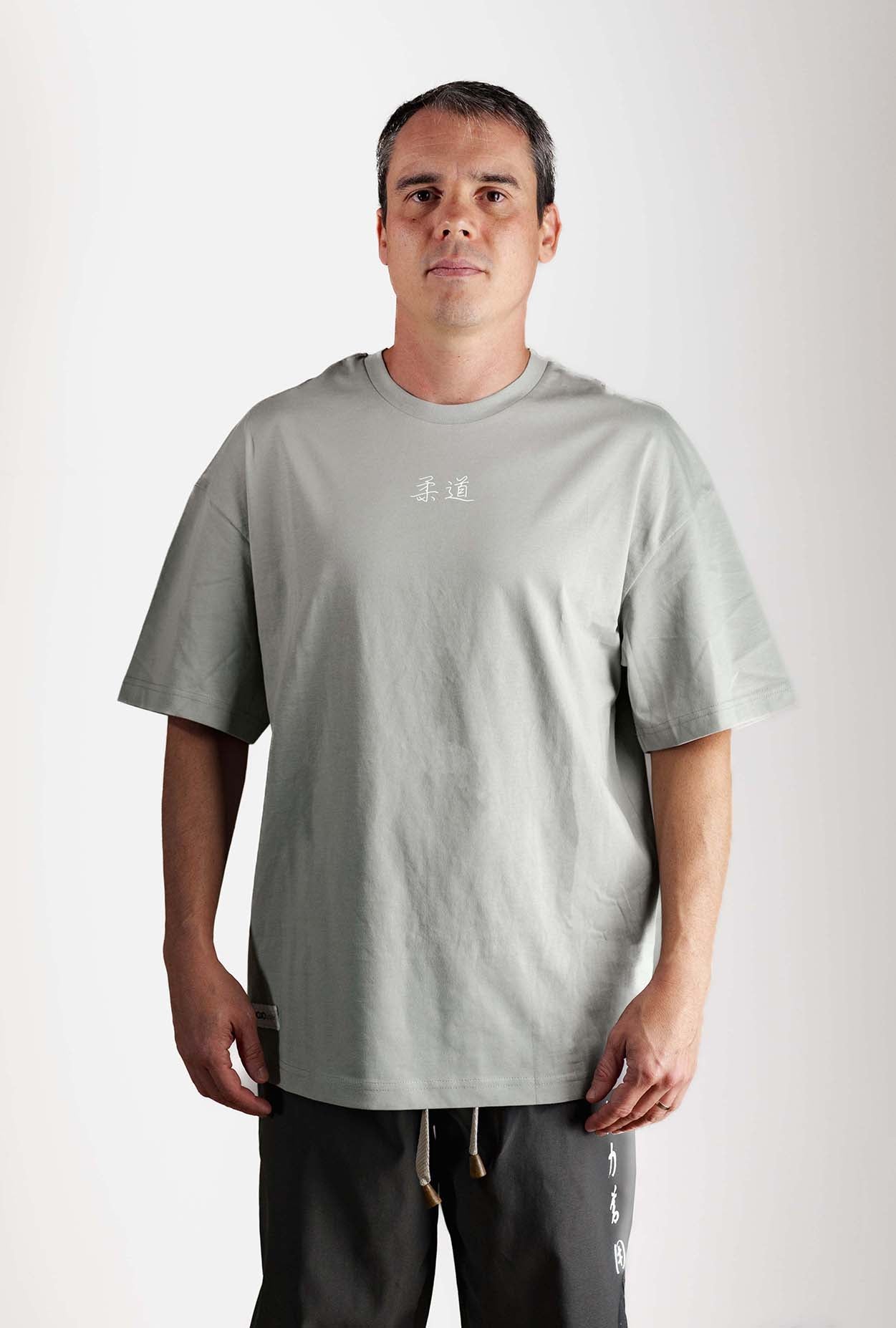 camiseta kanji judo shihan kano oversize