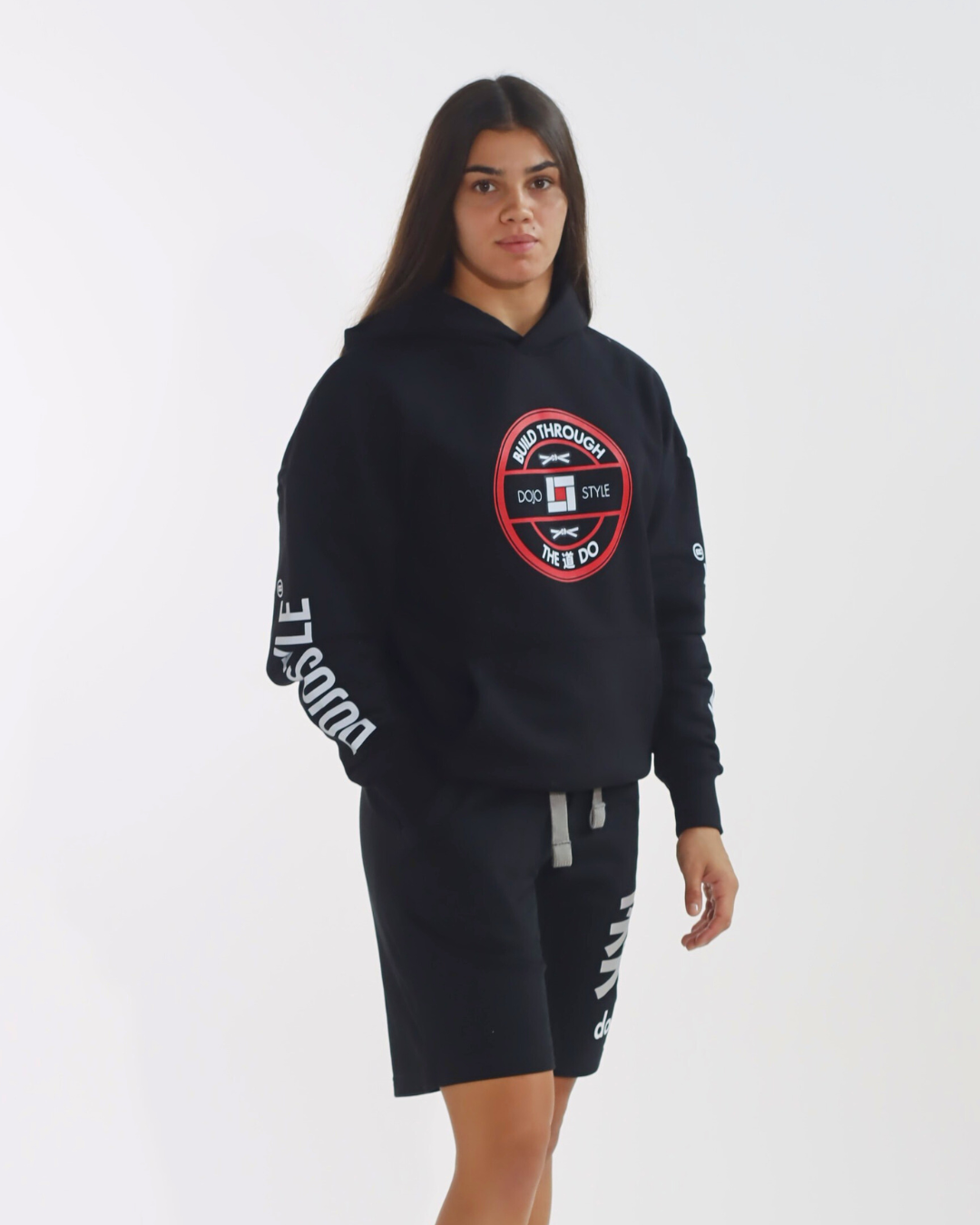 build through the do 道 hoodie oversize