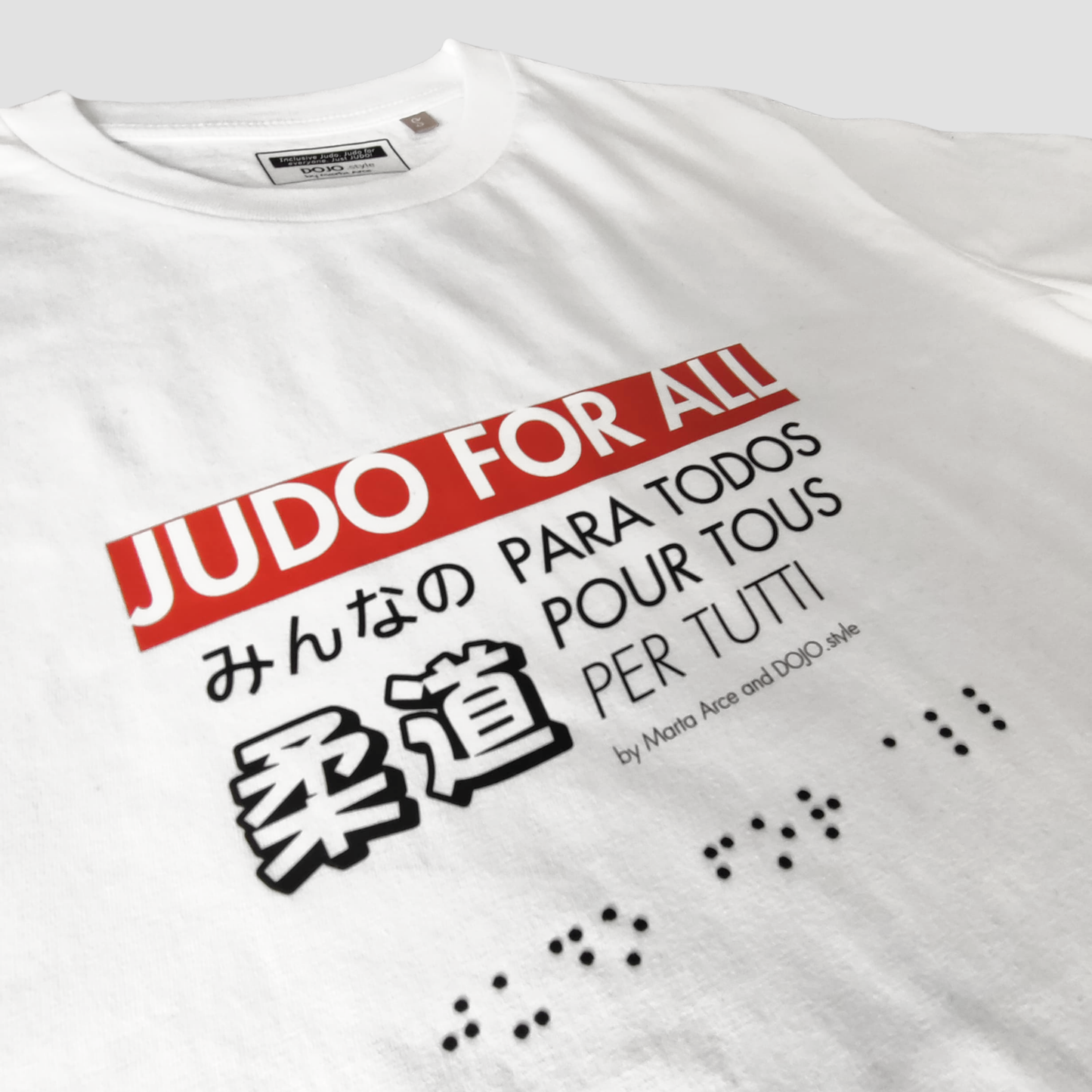 judo for all t-shirt by Marta Arce