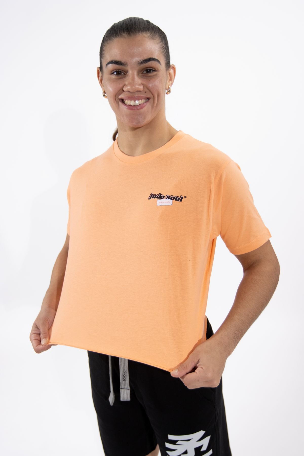 judo soul cropped t-shirt