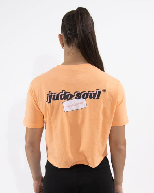 judo soul cropped t-shirt