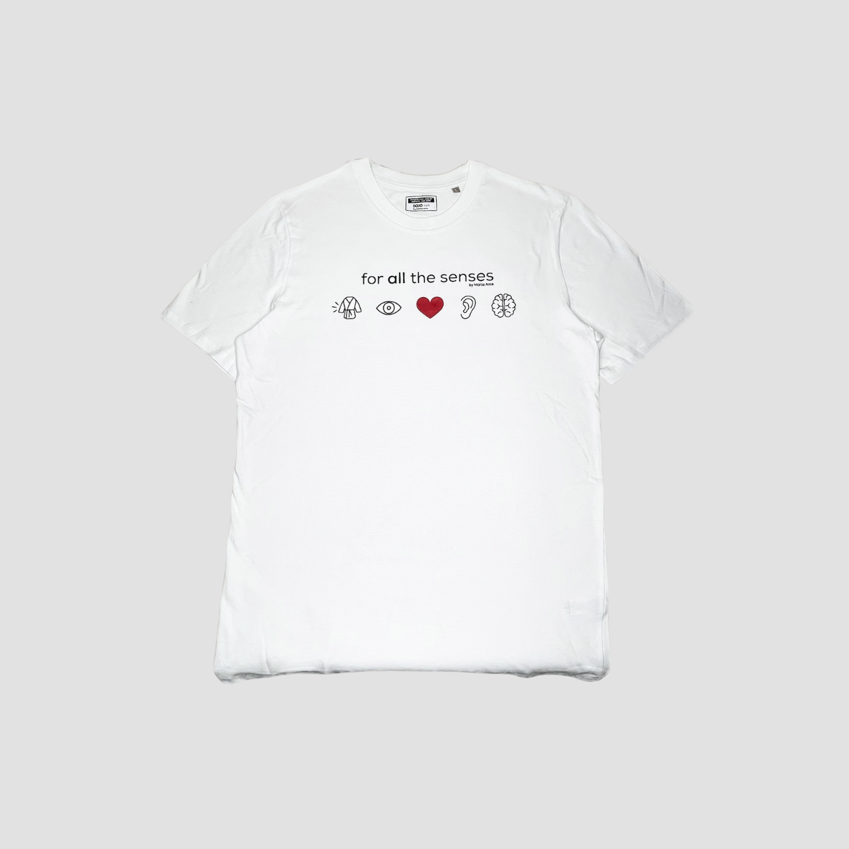 for all the senses t-shirt by Marta Arce