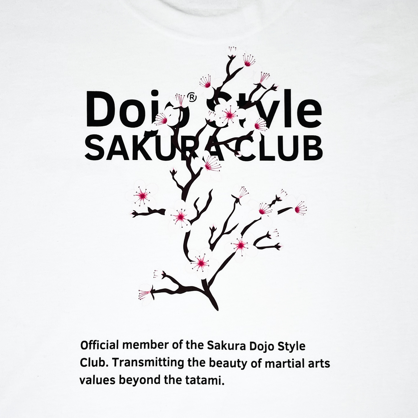 sakura club cropped t-shirt