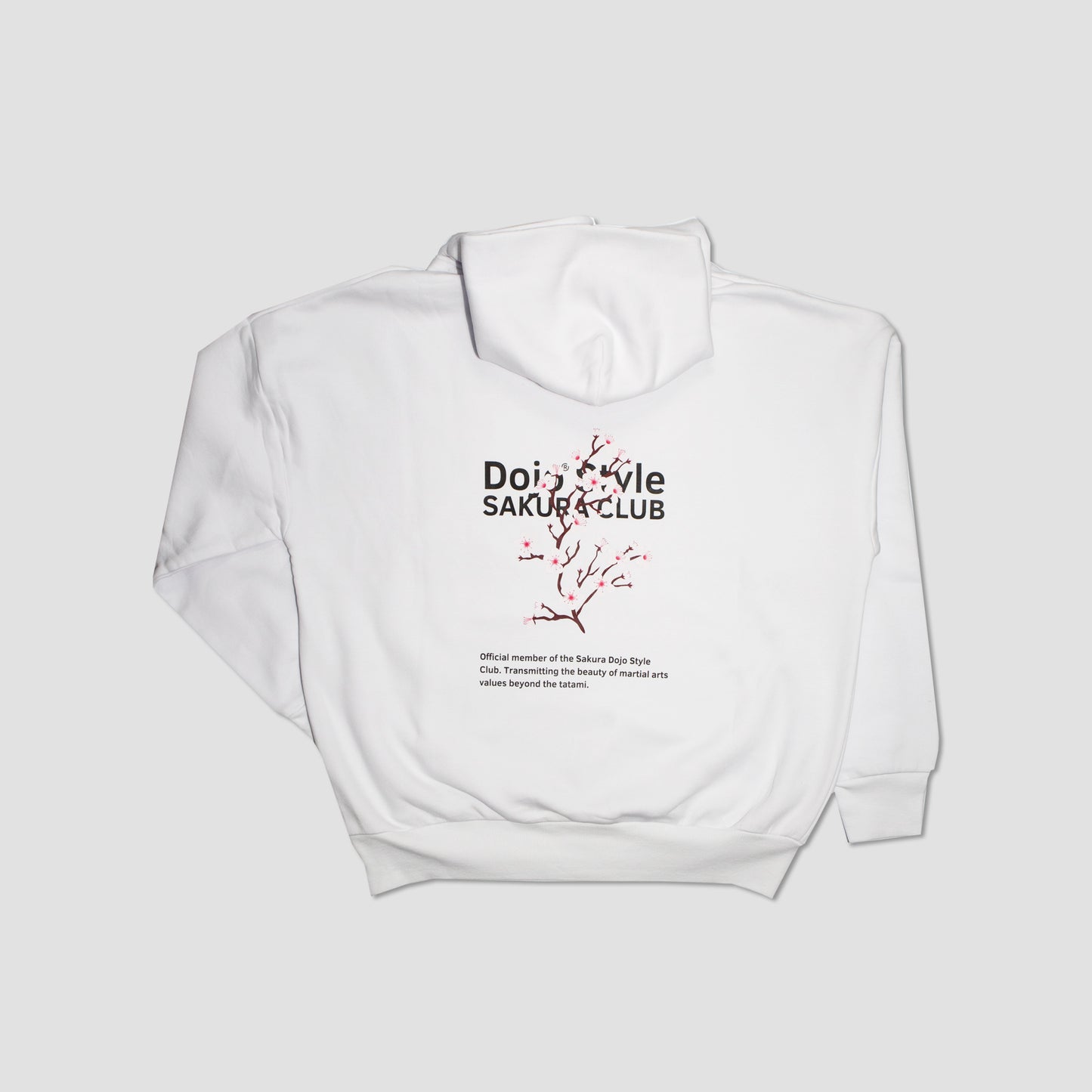 sakura club hoodie oversize