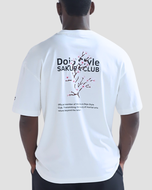 sakura club t-shirt oversize